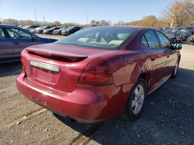 2G2WP552761112454 - 2006 PONTIAC GRAND PRIX ბურგუნდია ფოტო 4