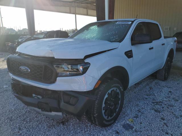 1FTER4EH6MLD66051 - 2021 FORD RANGER XL WHITE photo 2