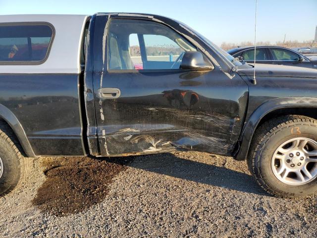 1D7FL16K34S563852 - 2004 DODGE DAKOTA SXT BLACK photo 9