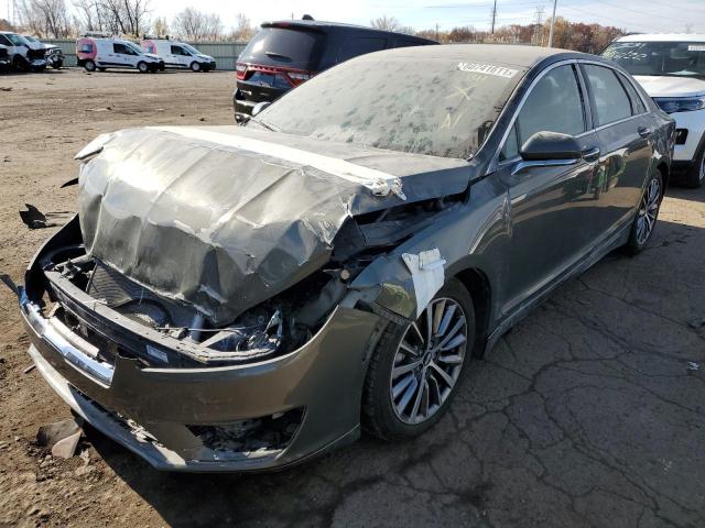 3LN6L5MU1HR602487 - 2017 LINCOLN MKZ HYBRID GRAY photo 2