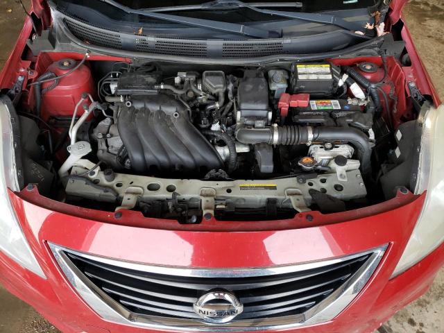 3N1CN7AP9DL862535 - 2013 NISSAN VERSA S RED photo 7