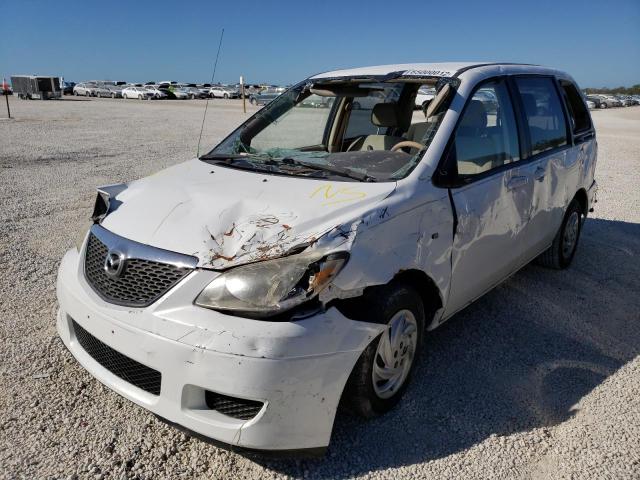 JM3LW28A360566481 - 2006 MAZDA MPV WAGON WHITE photo 2