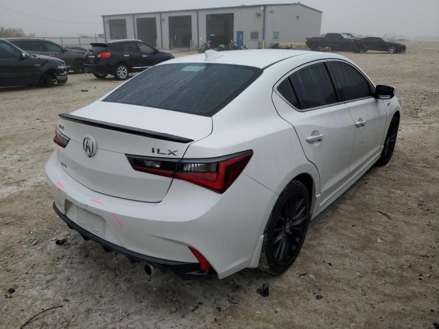 19UDE2F89NA000321 - 2022 ACURA ILX PREMIU WHITE photo 4