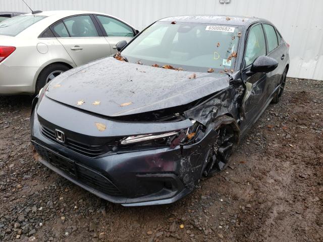 2HGFE2F53NH583002 - 2022 HONDA CIVIC SPOR 黑色 照片 2