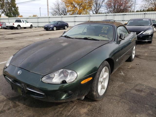 SAJGX2748VC005727 - 1997 JAGUAR XK8 GREEN photo 2