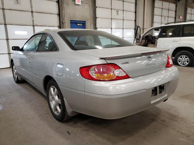 2T1CF22P72C594984 - 2002 TOYOTA CAMRY SOLA SILVER photo 3