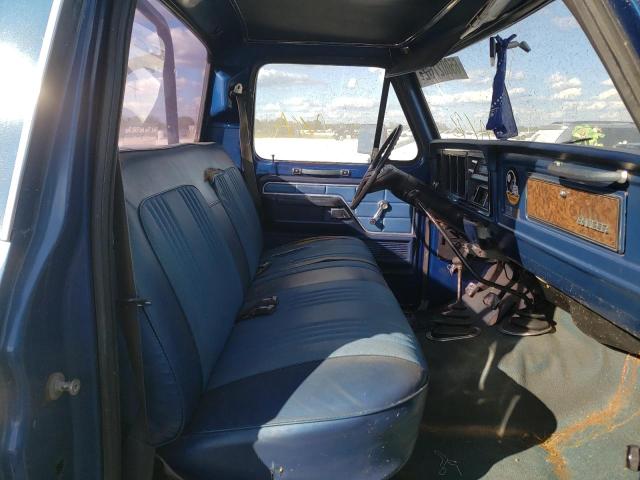 F14HLCC3075 - 1978 FORD F150 4X4 BLUE photo 5