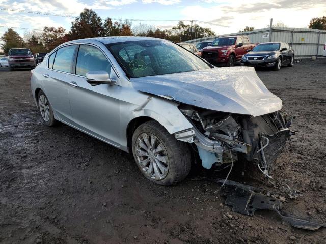 1HGCR2F84EA004874 - 2014 HONDA ACCORD EXL SILVER photo 1