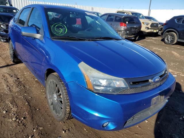 1FAHP3GN3AW142509 - 2010 FORD FOCUS SES BLUE photo 1