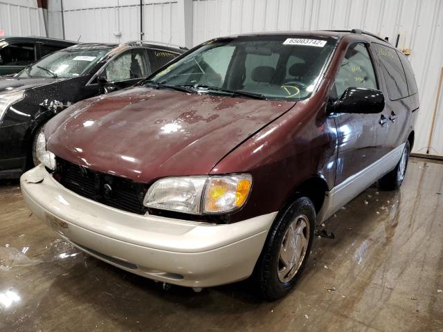 4T3ZF13C7XU141333 - 1999 TOYOTA SIENNA LE BURGUNDY photo 2