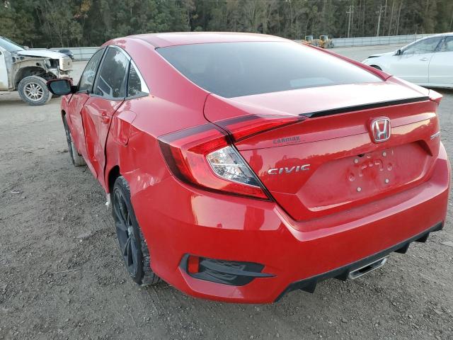 2HGFC2E87LH559073 - 2020 HONDA CIVIC SPOR 红色 照片 3