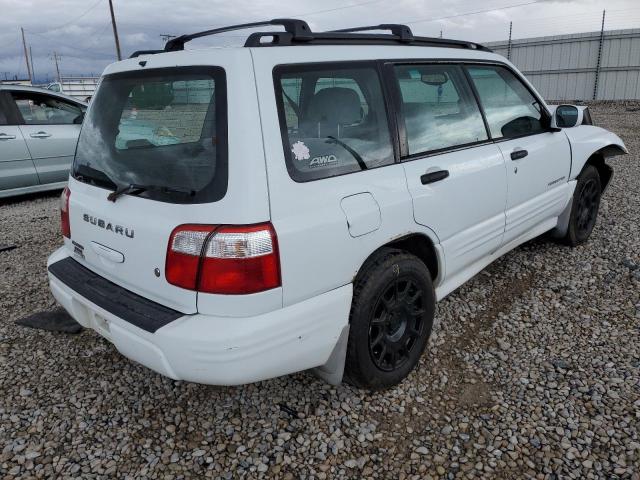 JF1SF65672H725662 - 2002 SUBARU FORESTER S WHITE photo 4