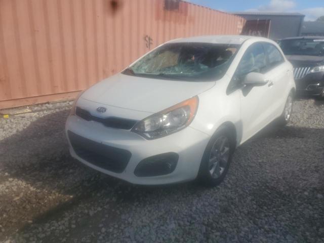 KNADN5A32D6121203 - 2013 KIA RIO EX WHITE photo 2