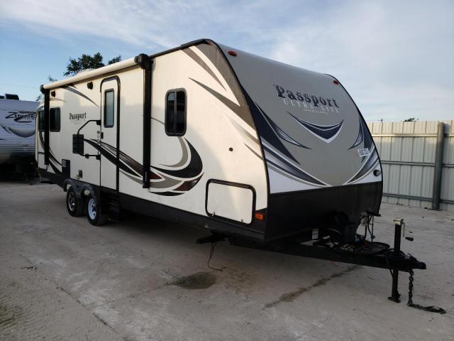 4YDT2522XJT413012 - 2018 KEYSTONE PASSPORT თეთრი ფოტო 1