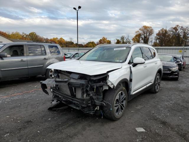 5NMS5CAA9KH018678 - 2019 HYUNDAI SANTA FE L WHITE photo 2