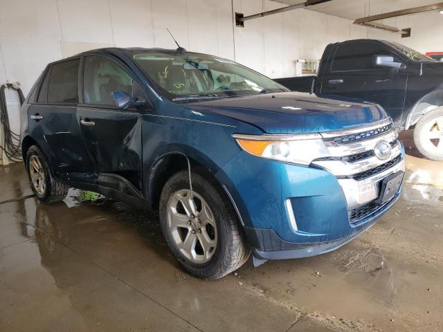 2FMDK3JC9BBA95550 - 2011 FORD EDGE SEL BLUE photo 1