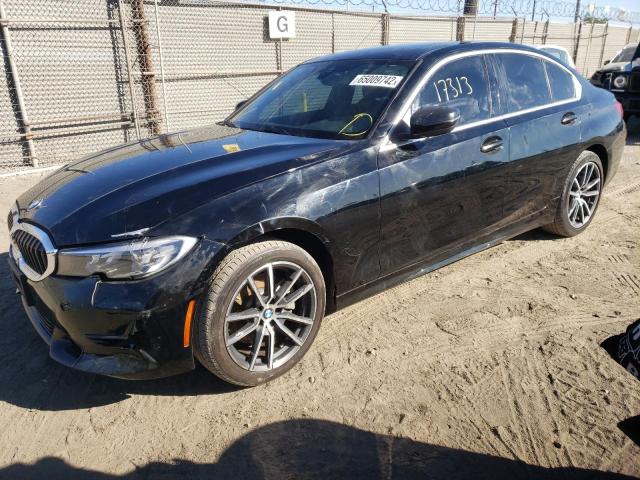 3MW5R1J02L8B36508 - 2020 BMW 330I BLACK photo 2