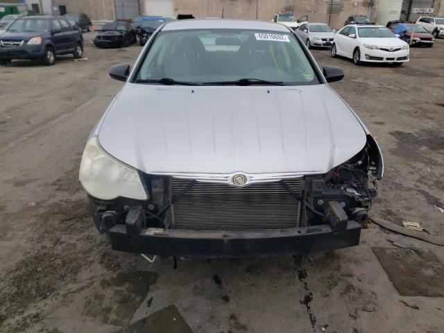 1C3LC46K97N611005 - 2007 CHRYSLER SEBRING SILVER photo 9