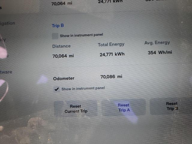 5YJSA1E22JF257041 - 2018 TESLA MODEL S Gris foto 8