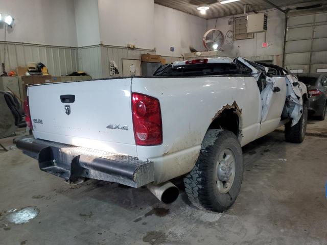 1D7KS28A77J601668 - 2007 DODGE RAM 2500 S WHITE photo 4