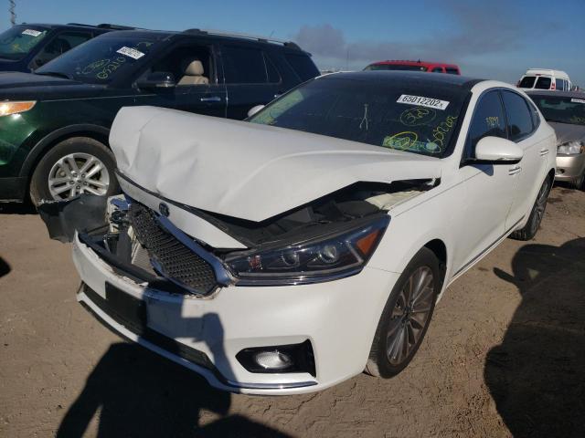 KNALC4J16H5073579 - 2017 KIA CADENZA PR WHITE photo 2