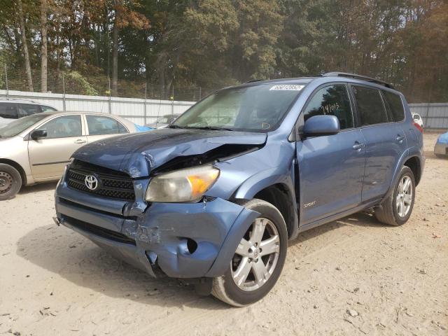 JTMZD32V575046989 - 2007 TOYOTA RAV4 SPORT BLUE photo 2