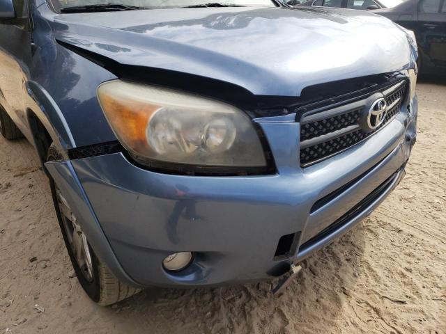 JTMZD32V575046989 - 2007 TOYOTA RAV4 SPORT BLUE photo 9