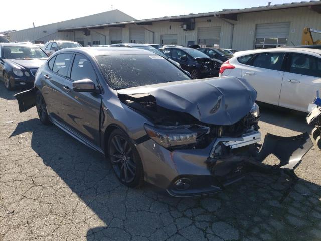 19UUB3F6XJA003588 - 2018 ACURA TLX TECH+A ნაცრისფერი ფოტო 1