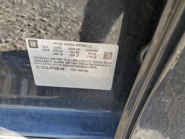 1G11C5SL4FF285140 - 2015 CHEVROLET MALIBU 1LT 石墨色 照片 10