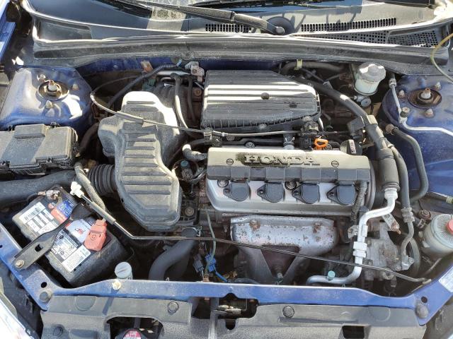 1HGEM22144L028756 - 2004 HONDA CIVIC DX V BLUE photo 7