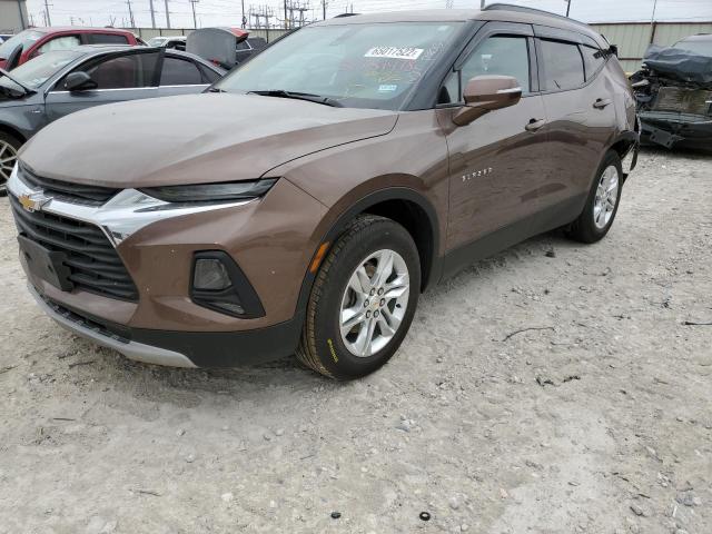 3GNKBCRS2KS565622 - 2019 CHEVROLET BLAZER 2LT BROWN photo 2