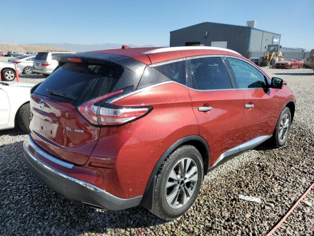 5N1AZ2MH9FN243321 - 2015 NISSAN MURANO RED photo 4