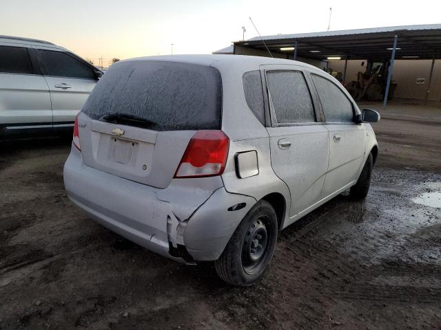 KL1TD66607B763819 - 2007 CHEVROLET AVEO BASE GRAY photo 4