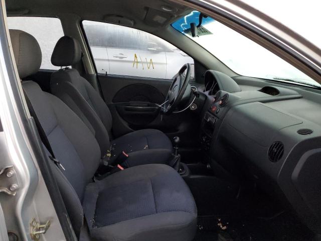 KL1TD66607B763819 - 2007 CHEVROLET AVEO BASE GRAY photo 5