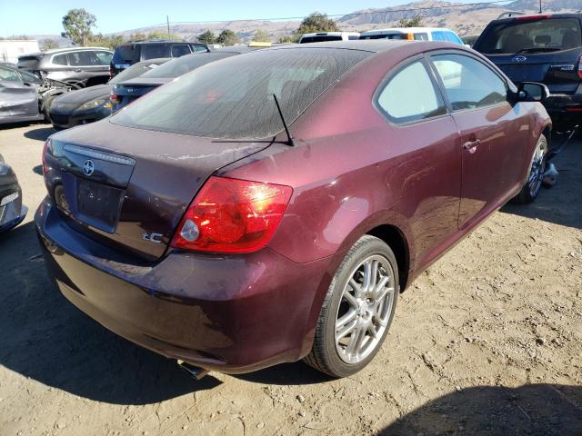 JTKDE177X70152799 - 2007 TOYOTA SCION TC ბურგუნდია ფოტო 4