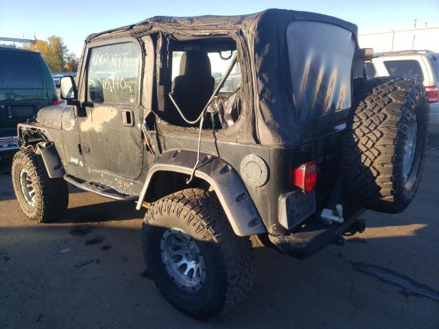 1J4FA39S66P766144 - 2006 JEEP WRANGLER X BLACK photo 3