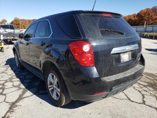 2GNALAEKXE6268796 - 2014 CHEVROLET EQUINOX BLACK photo 3