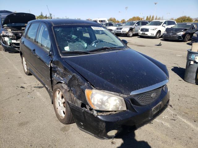 KNAFE162055077324 - 2005 KIA SPECTRA5 BLACK photo 1