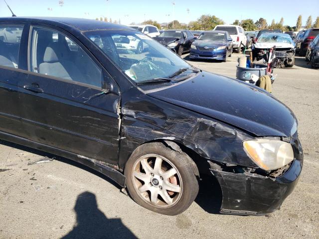 KNAFE162055077324 - 2005 KIA SPECTRA5 BLACK photo 9