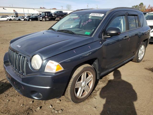 1J8FF47W97D429403 - 2007 JEEP COMPASS BLUE photo 2