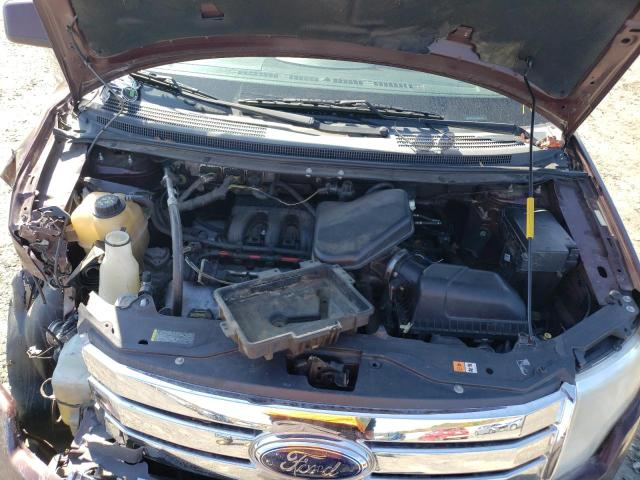 2FMDK3JC0ABB50563 - 2010 FORD EDGE SEL MAROON photo 7