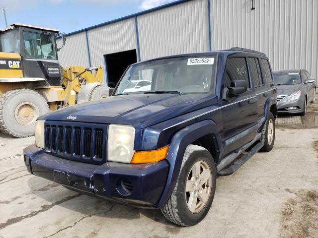 1J8HH48N36C162241 - 2006 JEEP COMMANDER 蓝色 照片 2