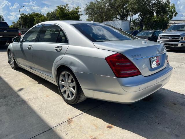 WDDNG71X37A081124 - 2007 MERCEDES-BENZ S 550 SILVER photo 3