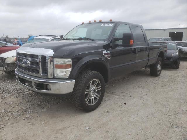 1FTWW31R78EB06662 - 2008 FORD F350 SRW S BLACK photo 2