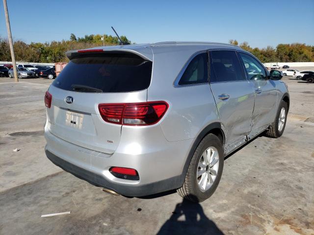 5XYPG4A39LG662703 - 2020 KIA SORENTO L SILVER photo 4