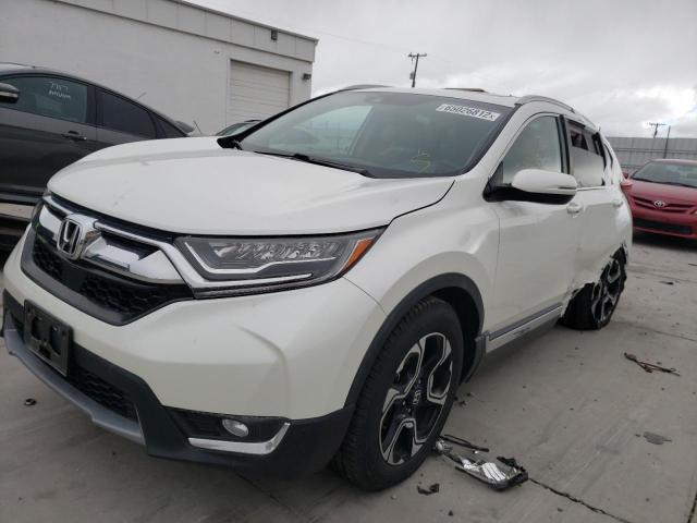 5J6RW2H95HL022892 - 2017 HONDA CR-V TOURI WHITE photo 2