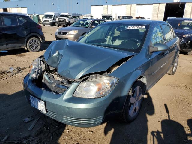 1G1AD5F54A7160022 - 2010 CHEVROLET COBALT 1LT TEAL photo 2