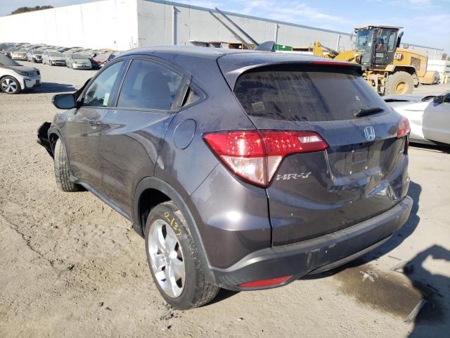 3CZRU6H7XGM718673 - 2016 HONDA HR-V EXL GRAY photo 3