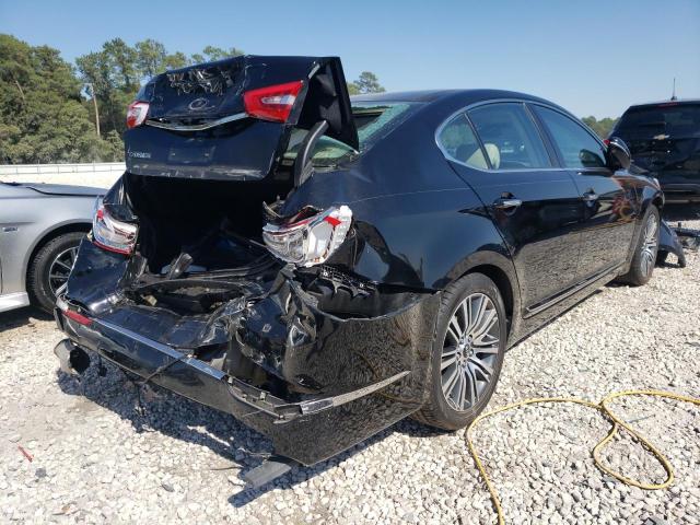 KNALN4D74E5138550 - 2014 KIA CADENZA PR BLACK photo 4