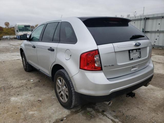 2FMDK3GC8BBA30373 - 2011 FORD EDGE SE SILVER photo 3